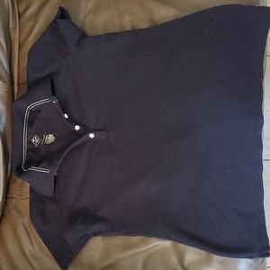 Collard button up polo shirt St John's bay